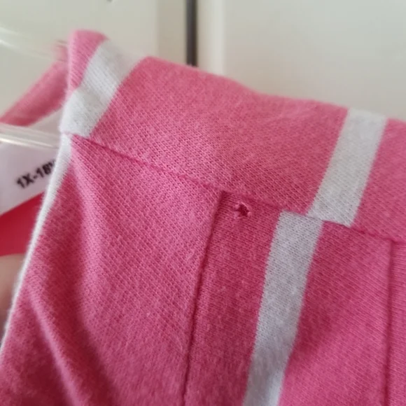 Eshakti 1X Pink Lined Dress Faux Wrap Plus 18 W 20 - Picture 4 of 12